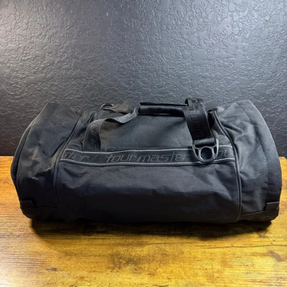 Tour Master Select Black Ballistic Nylon Motorcycle Sissy Bar Tail Bag Luggage‎